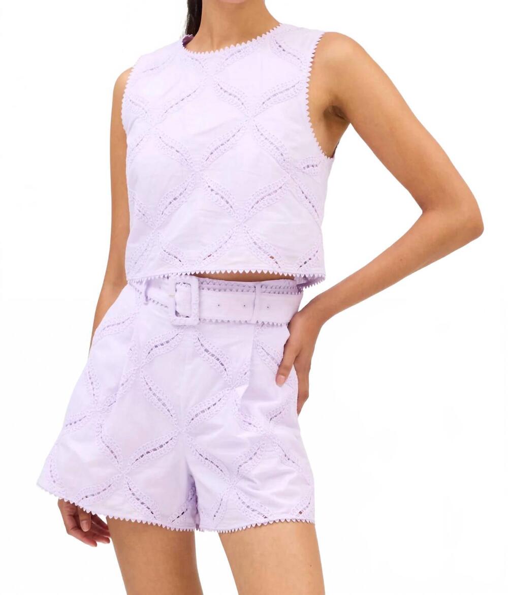 NEW ALLISON NEW YORK everly tank top in orchid